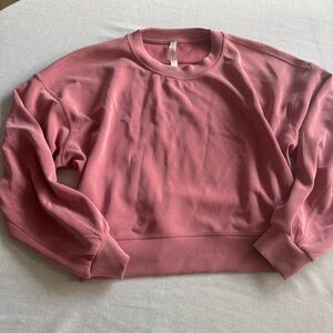 NWOT Lululemon Perfectly Oversized Crop Crew Spiced Chai Women’s 12